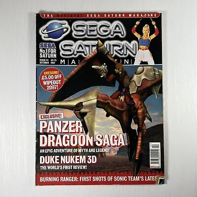 £27 • Buy Official Sega Saturn Magazine - Issue #24 October 1997 Panzer Dragoon Saga Rare