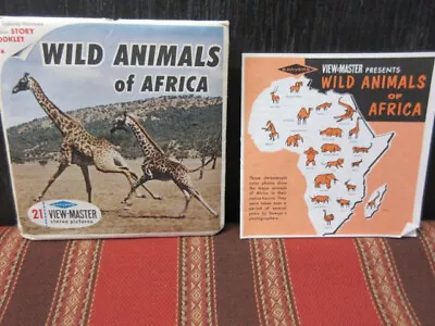 Sawyer's Vintage B 618 Wild Animals Of Africa - View-Master 3 Reels In Packet • $11.99