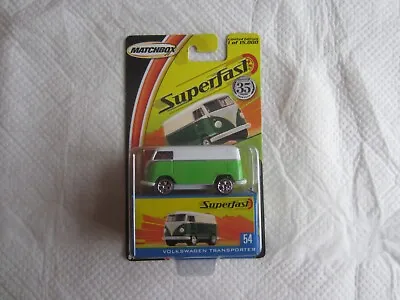 2004 Mattel Matchbox Superfast:  Volkswagen Transporter NIP • $9