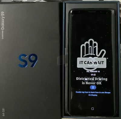 ⚡️Samsung Galaxy S9 SM-G960 - 64GB - Midnight Black (AT&T) • $144.99