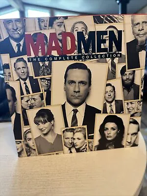 Mad Men: The Complete Collection (DVD) Rare Box Set!+Wine Glass!+Coasters! • $179.99