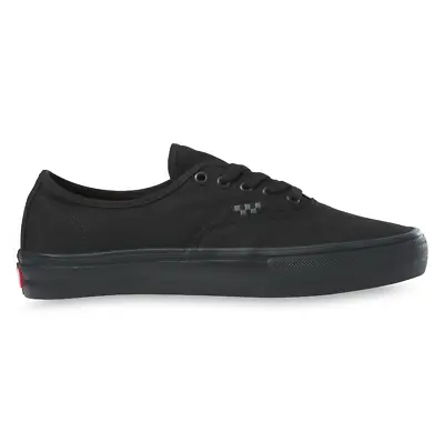 Vans Skate Authentic Black Black Mens Skateboard Shoes • $110.49