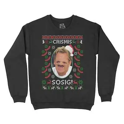 Crismis Sosig Gordon Ramsey Christmas Sweater | Funny Xmas Jumper • £26