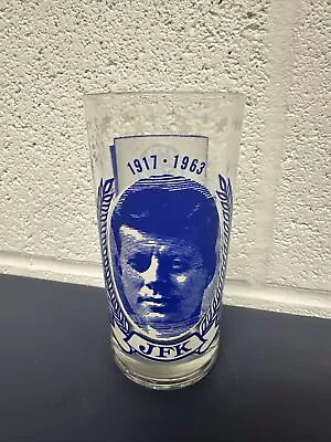 Vintage JFK Memorial Glass/tumbler 1917-1963  President John F Kennedy • $1