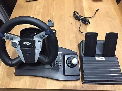 Logic3 | Top Drive Plus Anaolgue Steering Wheel & Racing Pedals PS1 And N64 • £25