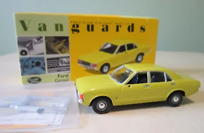 Vanguards VA05502 Ford Consul 1972 Daytona Yellow 1:43 Boxed • £22