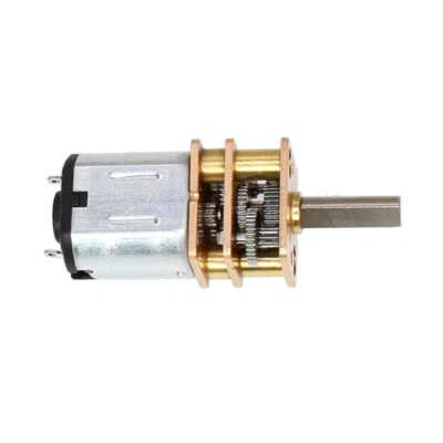 $14.49 • Buy DC Gearmotor Micro Gear Motor GM12-N10 Metal Gearbox 27RPM-2100RPM 1.5v 3v 6v 