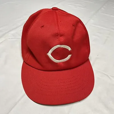 Vintage 80s Cincinnati Reds SnapBack Hat Cap Red “C” Logo 90s MLB Baseball Sport • $16.99