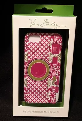 NWT Vera Bradley Hybrid Hardcase For IPhone 5 Julep Tulip Flowers And Lattice • $12.99