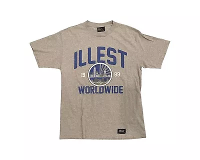 Illest WorldWide 99 Grey T-Shirt - Men's Size Medium • $10.49