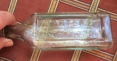 £6 • Buy Vintage Glass Bottle CARTERS Apothecary/medicine/collectable