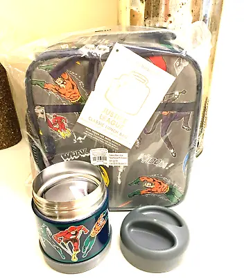 Disney School Pottery Barn Lunch Box Batman Superman Space+ Thermos Planet Gift • $79.87