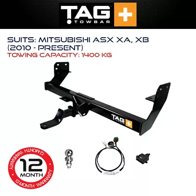 TAG Towbar Fits Mitsubishi ASX 2010-Present Towing Capacity 1400Kg 4x4 Exterior • $1138