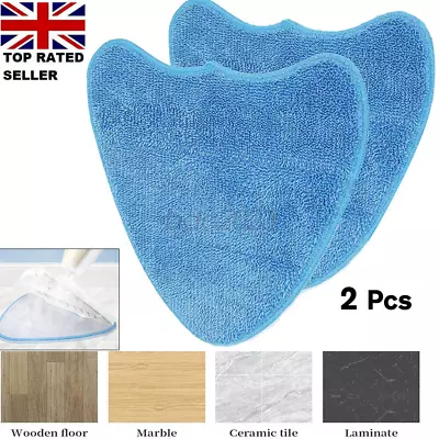 2 X Vax S85-CM Steam Clean Multi Microfibre Cleaning Pads For Steam Cleaner Mops • £5.99