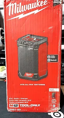 Milwaukee M12 (2951-20) Bluetooth Jobsite Radio **Open Box** • $99.99