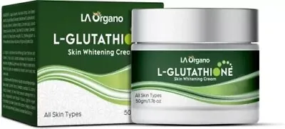 LA Organo L- Glutathione Face Cream For Skin Whitening Brightening 50G • $18.80