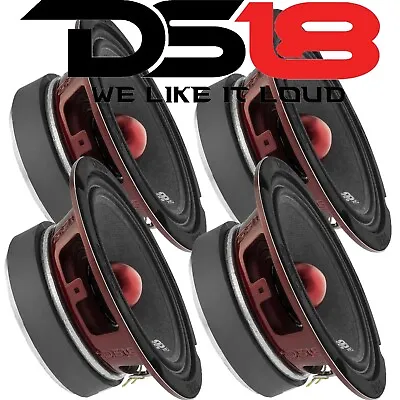 4 DS18 PRO-X6.4BM 2000W Max 6.5  Midrange Speakers Loudspeaker With Bullet 4 Ohm • $163.49