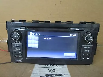 15 2015 Nissan Altima Radio Navigation GPS CD Player Receiver AM FM 259159hp0a • $134