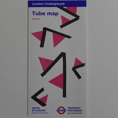London Underground TfL Pocket Tube Map May 2018 Geta Bratescu Game Of Forms • £2.99