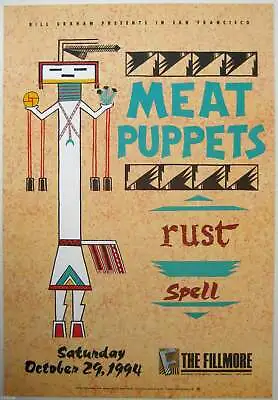 Meat Puppets Concert Poster 1994 F-168 Fillmore • $38.04