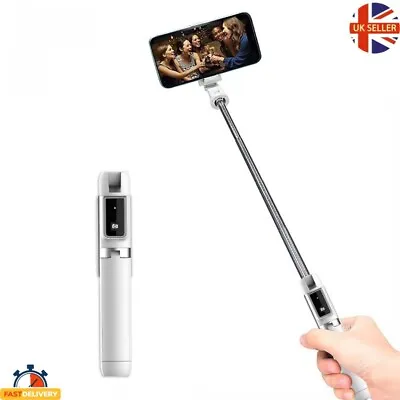 Telescopic Foldable Selfie Stick Bluetooth Tripod Holder 360 Rotating For IPhone • £6.99
