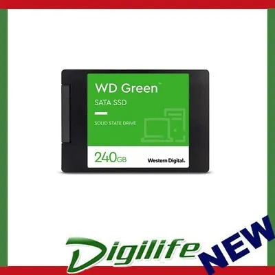 Western Digital WD Green 240GB 2.5  SATA SSD 545R/430W MB/s 80TBW 3D NAND 7mm • $59