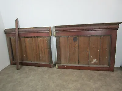 Antique Tiger Oak Mirror Frame Back Bar Shop Business Barber Quarter Sawn • $1099.99