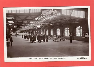 Drill Shed Royal Naval Barracks Chatham Navy RP Pc Unused Gale & Polden Ref Q713 • £16.50