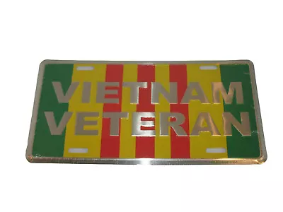 Vietnam Vet Veteran Ribbon World War 6 X12  Aluminum License Plate • $9.88