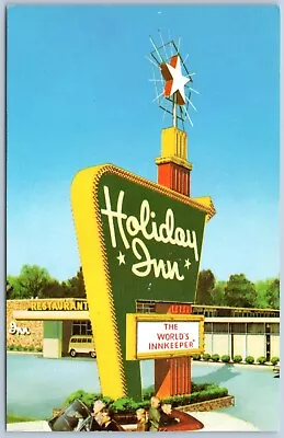 Postcard CA Mountain View California Holiday Inn Hotel B20 • $7.99