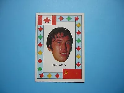 1972/73 O-pee-chee Team Canada Insert Hockey Card Don Awrey Ex/nm Sharp!! Opc • $17.99