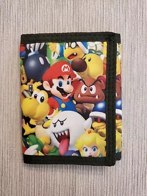 Super Mario Bros Character Trifold Wallet NWOT 2021 • $9.99