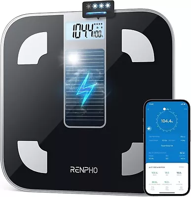 RENPHO Bluetooth Smart Body Fat Scale With IOS And Android App Digital Bathroom • $37.79