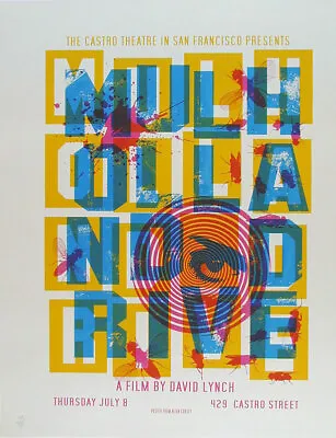 Mulholland Drive David Lynch Silkscreen Movie Poster • $199.99