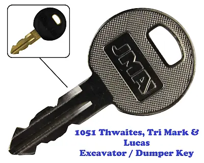 £2.63 • Buy Thwaites 1051 Key KS101 1621 TM13 Thwaites Lucas Tri Mark Dumper / Excavator Key