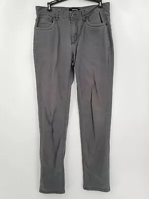 Ring Of Fire Jeans Mens Adult Size 32 32x30 Gray Denim Straight Cotton Pre-Owned • $17.84