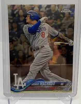 2018 Topps Chrome Update - #HMT97 Manny Machado LA Dodgers • $1