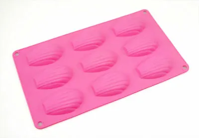 9 Cell FRENCH Shell Madeleine Madeline Silicone Bakeware Cake Mould Pan • £4.99