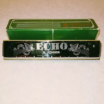 Vintage Harmonica M Hohner Echo Key C Made In Germany No. 2309/32 Original Box!! • $39