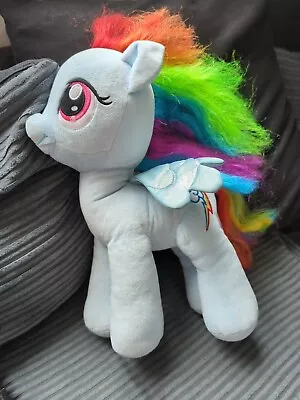 My Little Pony Rainbow Dash Build A Bear Plush Soft Toy BAB Unicorn Collectable  • £5