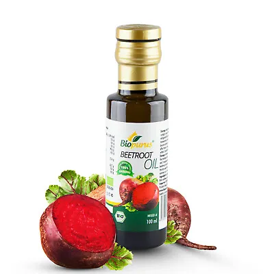 Biopurus Certified Organic Beetroot Infused Oil 100ml • £18.10