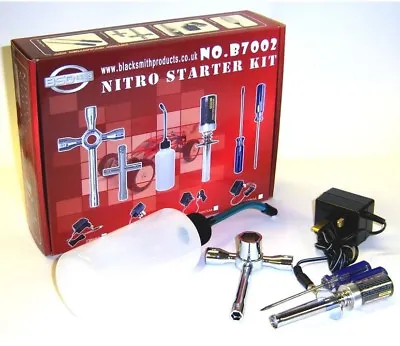 £17.50 • Buy RC Nitro Starter Kit Glow Start Starter Charger 350cc Refill Bottle R/C 2100mah
