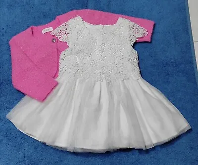 NEXT/PRIMARK Baby Girls Wedding/Baptism White Tutu Dress 3-6 Months • £4.99