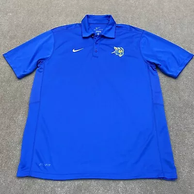 Air Force Falcons Nike Dri Fit Polo Shirt Logo Short Sleeve Mens Medium Adult • $17.95