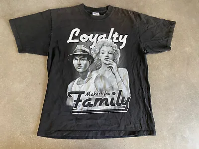 Shaka Wear  Loyalty Makes You Family  Marilyn Monroe Black T-shirt XL • $32