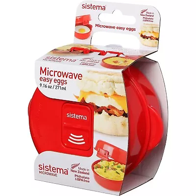 Sistema Microwave Easy Egg Cooker Omelette Makers BPA-Free 270ml 18001117 - Used • £7.99