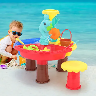 £3.49 • Buy 23X Sand And Water Table Sandpit Indoor Outdoor Beach Kids Children Play Toy Set