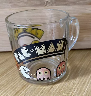 Vintage 1982 PAC MAN Glass  Coffee Mug Drink Ware. Rare. • $7