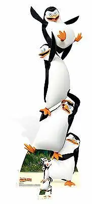 Madagascar Topsy Turvy Penguins With Mini Cardboard Cutout / Standee / Stand Up • $50.51