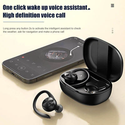 $28.53 • Buy Lenovo Wireless Bluetooth 5.1 Earphones Headphones Sport Gym Earbuds With Mic